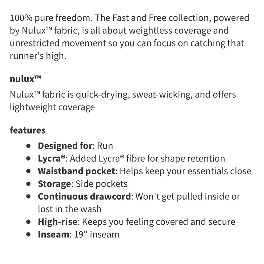 Lululemon Fast & Free Crop II 19” Camo 4